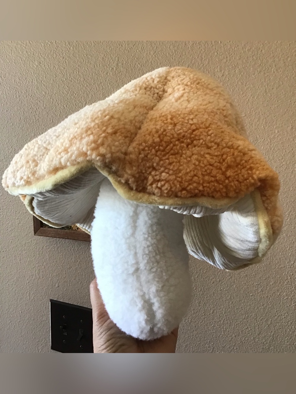 NEW Plush Mushroom Accent Pillow Decor